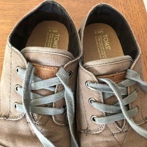 Men’s Toms Paseo Ash Canvas size 9.5